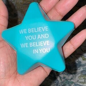 Star Stress Ball believe in you motivational inspiration office work decor 3in